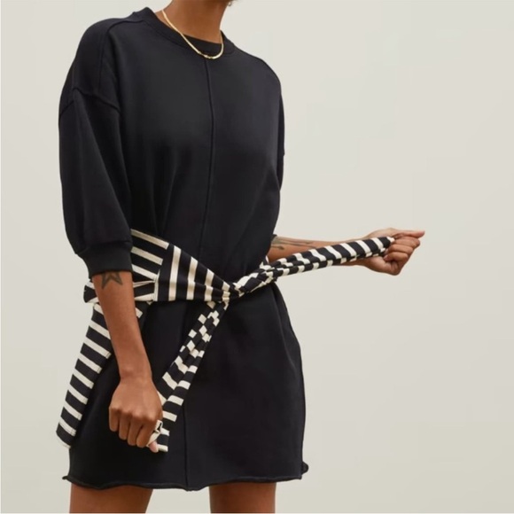 Everlane Organic Cotton Track Mini Dress | Size Large - Picture 1 of 8